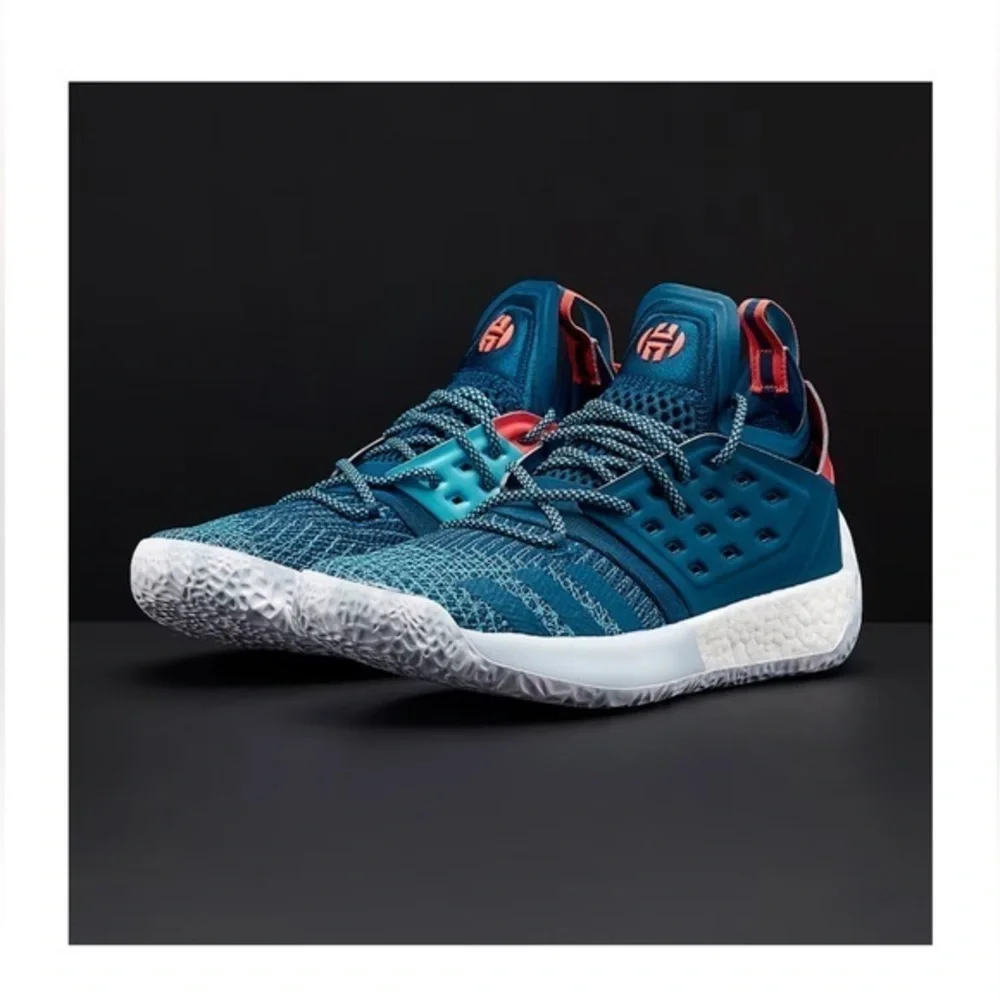 Adidas Harden Blue and red Athletic Sneakers men’s size 7.5
